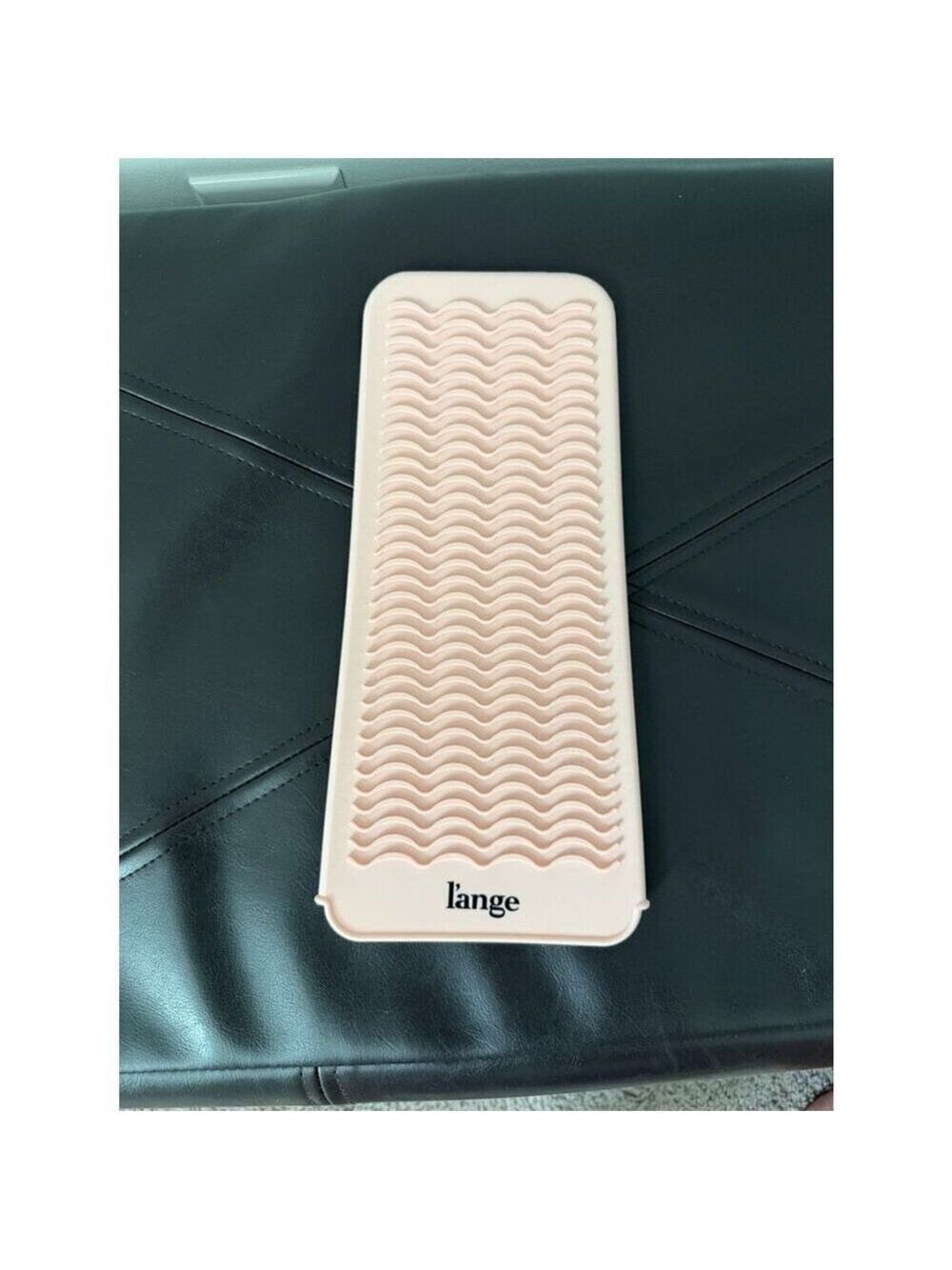 L'ange Pink Silicone Heat Resistant Styling Mat for Hot Tools